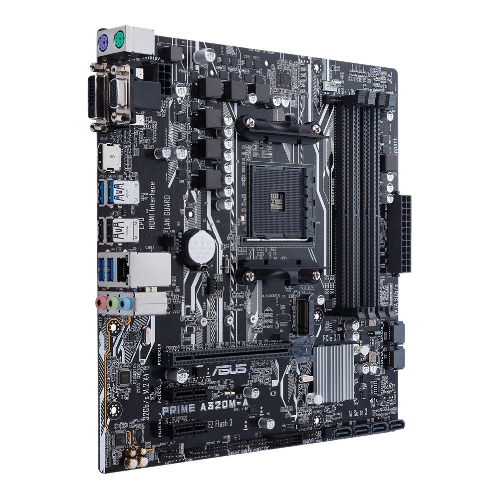 Asus Prime A320M-A - Motherboard Specifications On MotherboardDB